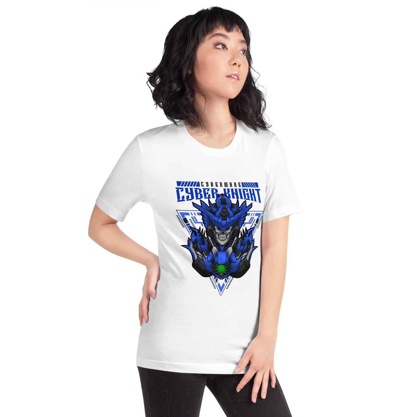 CyberWare Cyber knight - Unisex t-shirt by DarkByteGear