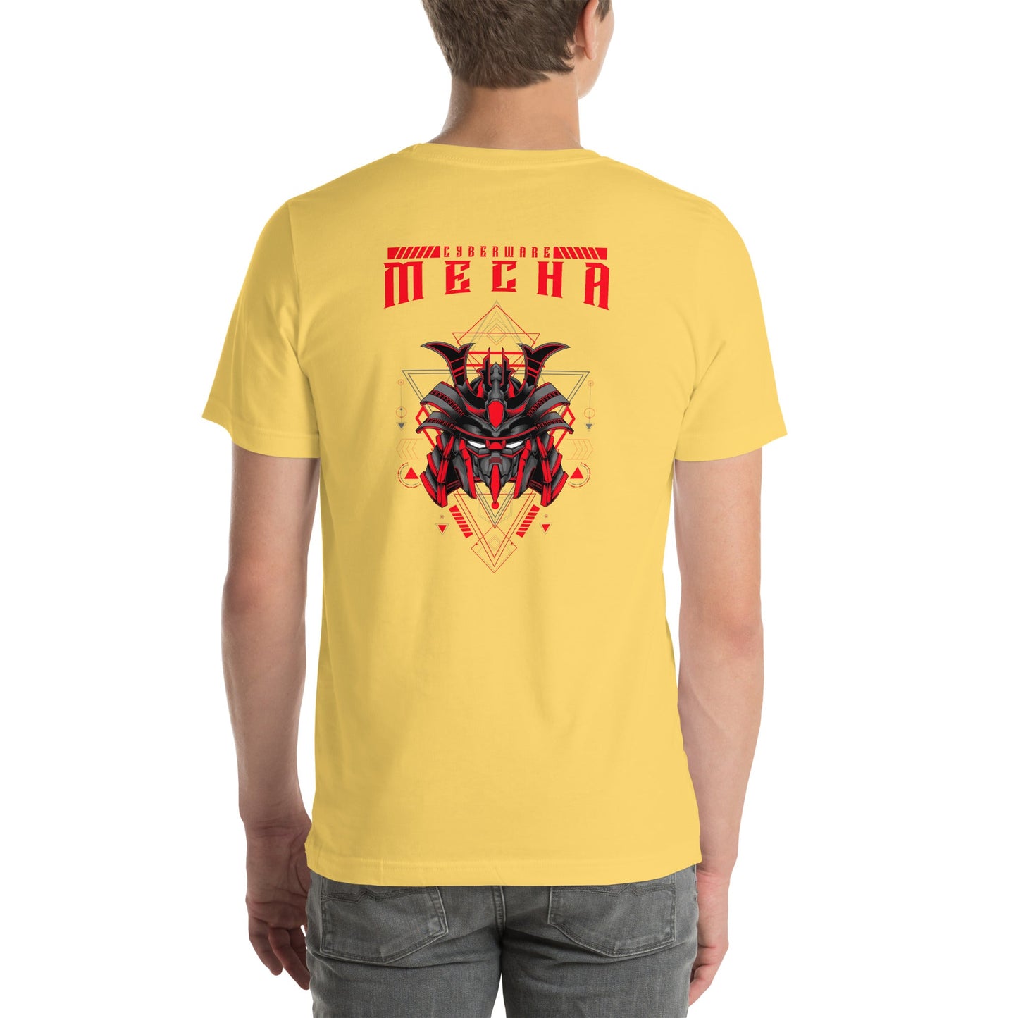 CyberWare Mecha - Unisex t-shirt ( Back Print ) by DarkByteGear