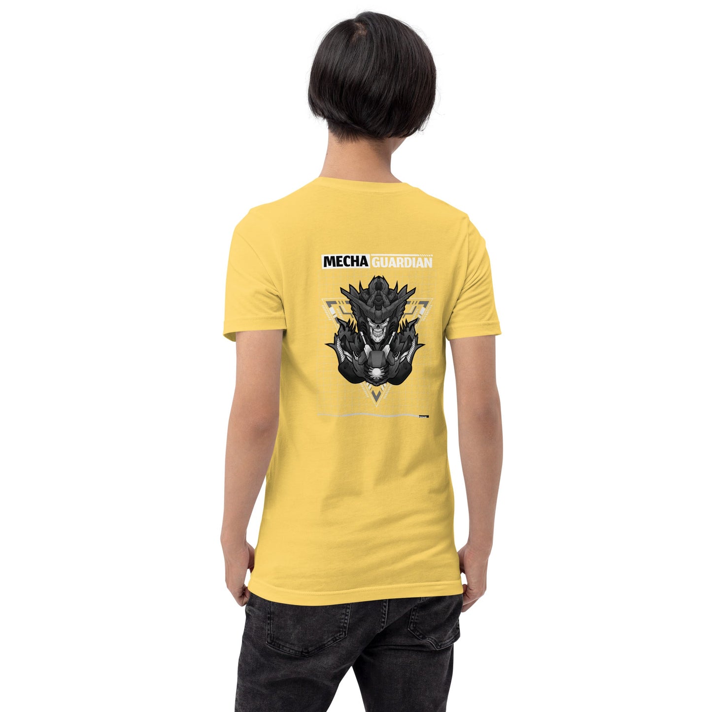 Mecha Guardian - Unisex t-shirt ( Back Print ) by DarkByteGear