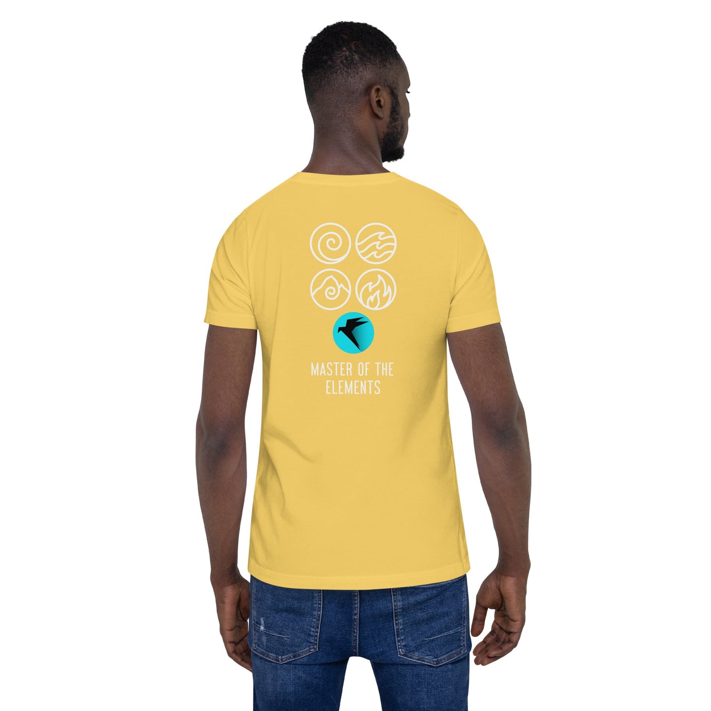 Master of Elements - Unisex t-shirt ( Back Print ) by DarkByteGear