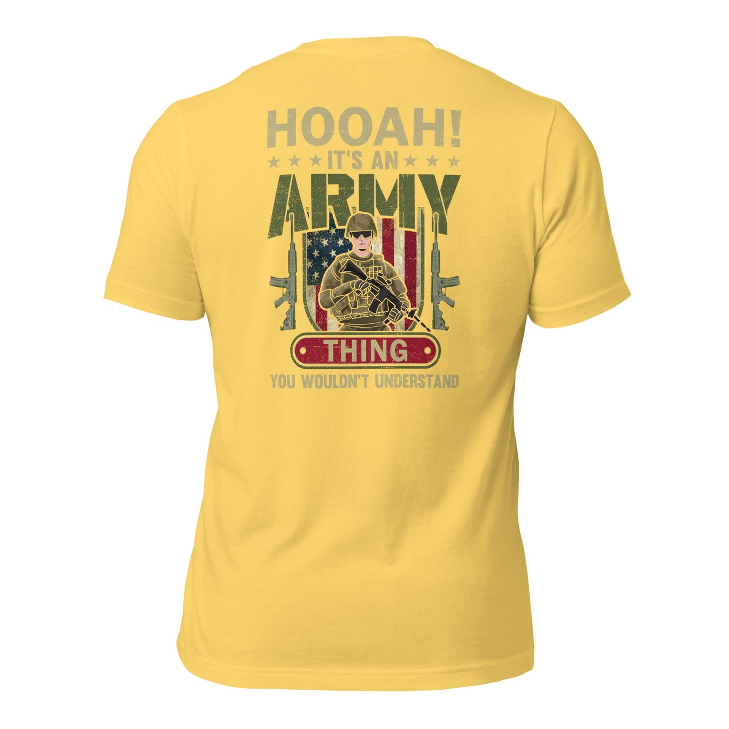 HOOAH! It's an Army thing you wouldn't understand - Unisex t-shirt ( Back Print ) by DarkByteGear