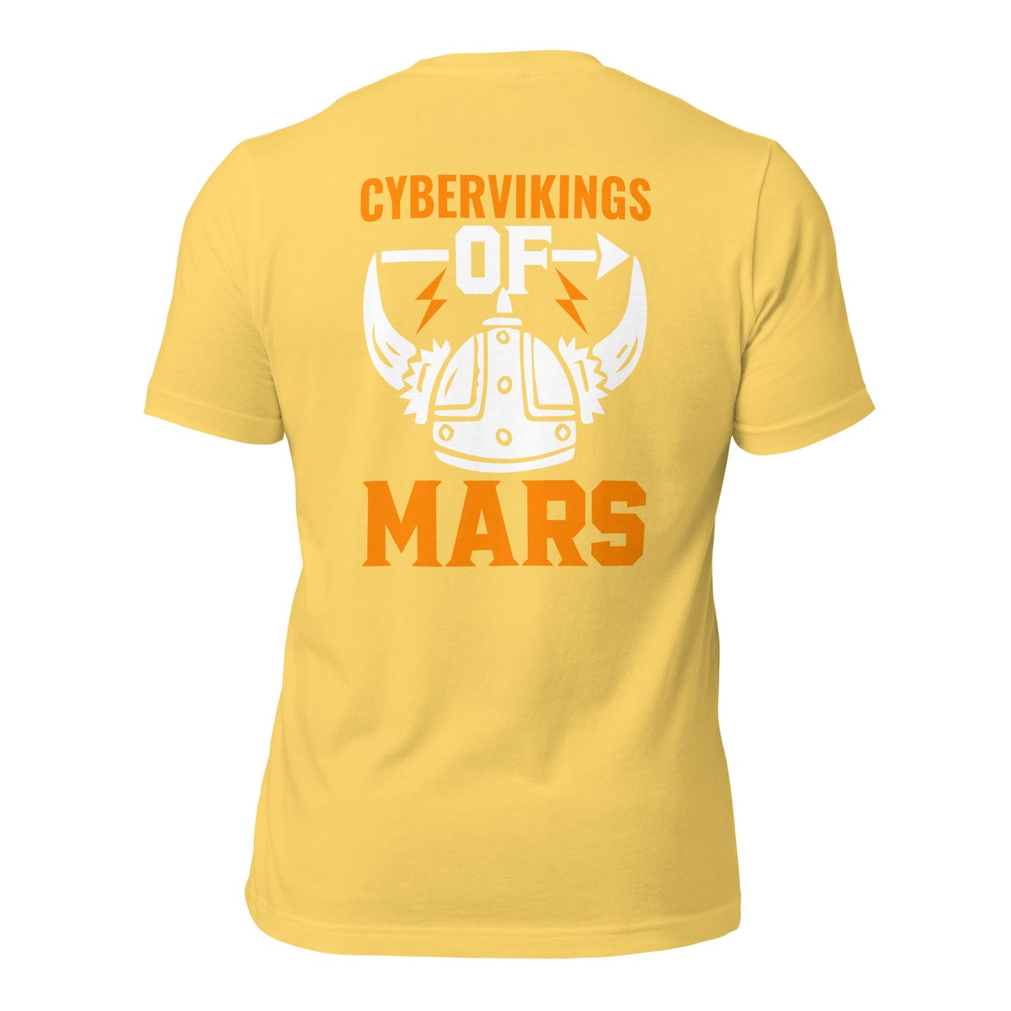 Cyberviking of Mars - Unisex t-shirt ( Back Print ) by DarkByteGear