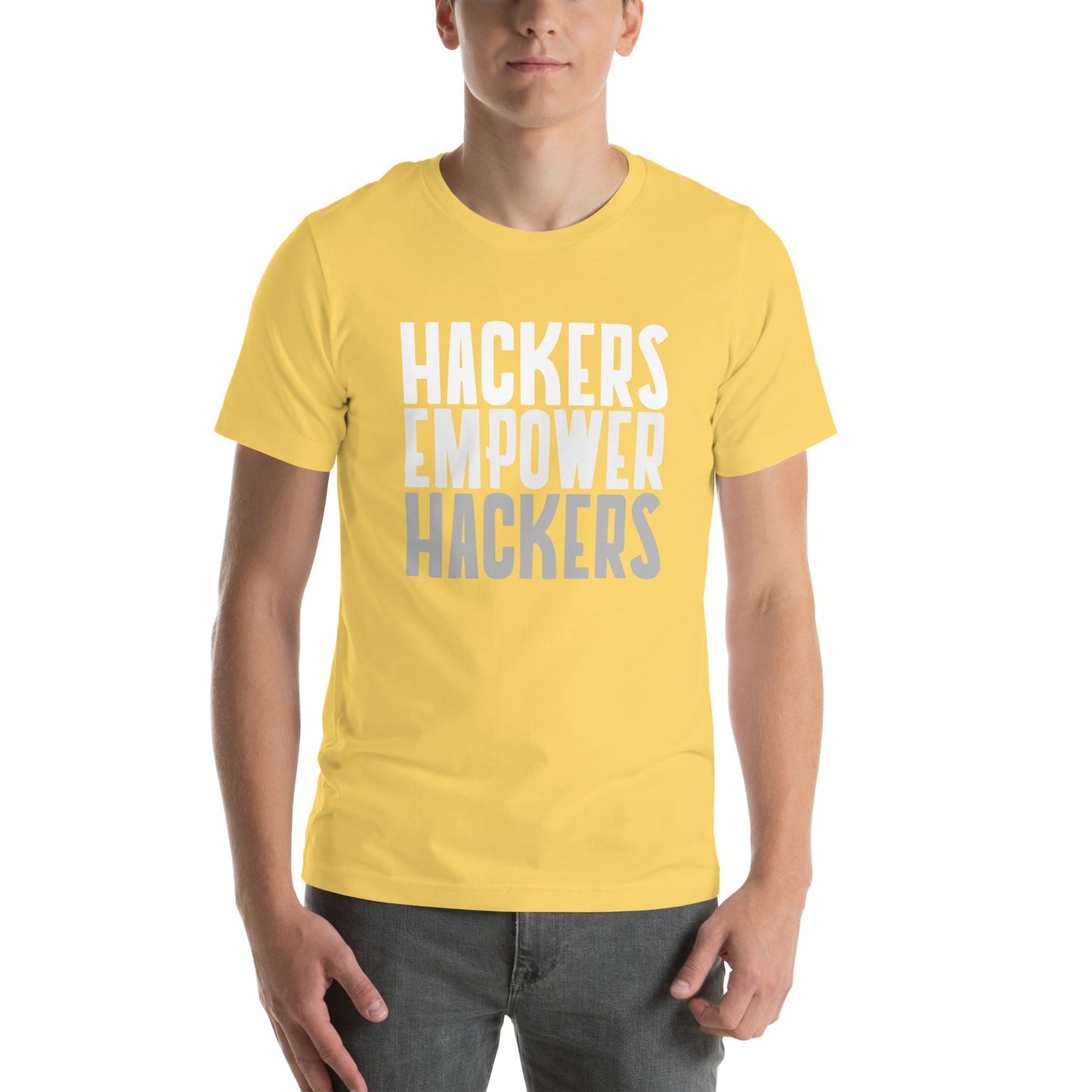 Hackers Empower Hackers - Unisex t-shirt by DarkByteGear