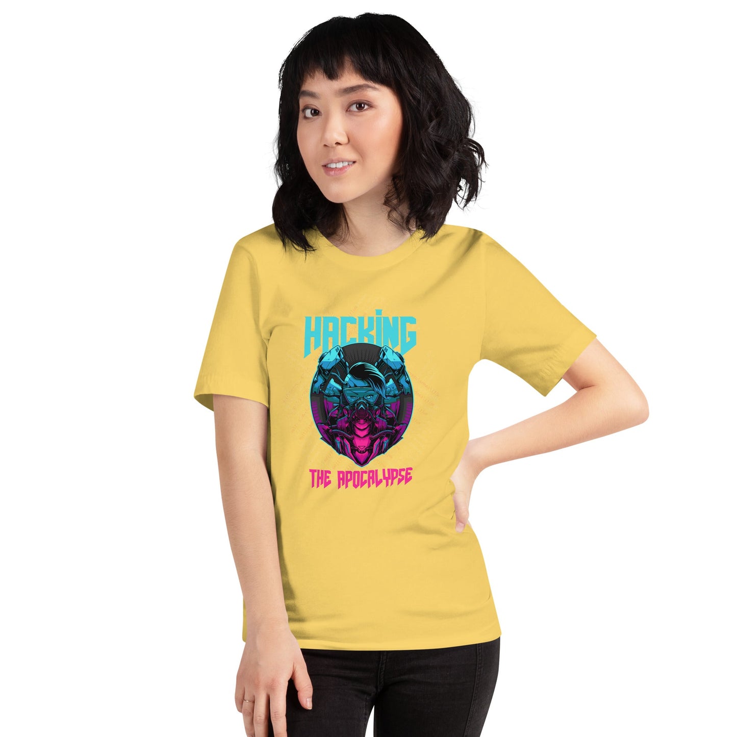 Hacking the apocalypse V2 - Unisex t-shirt by DarkByteGear