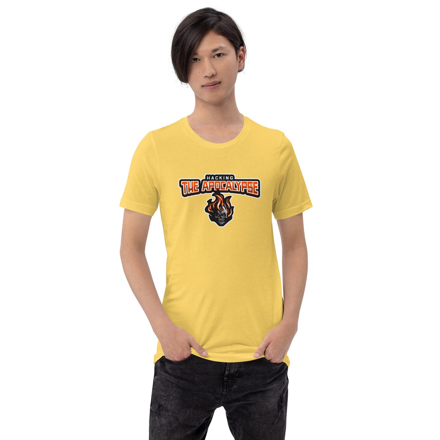 Hacking the Apocalypse V1 - Unisex t-shirt by DarkByteGear