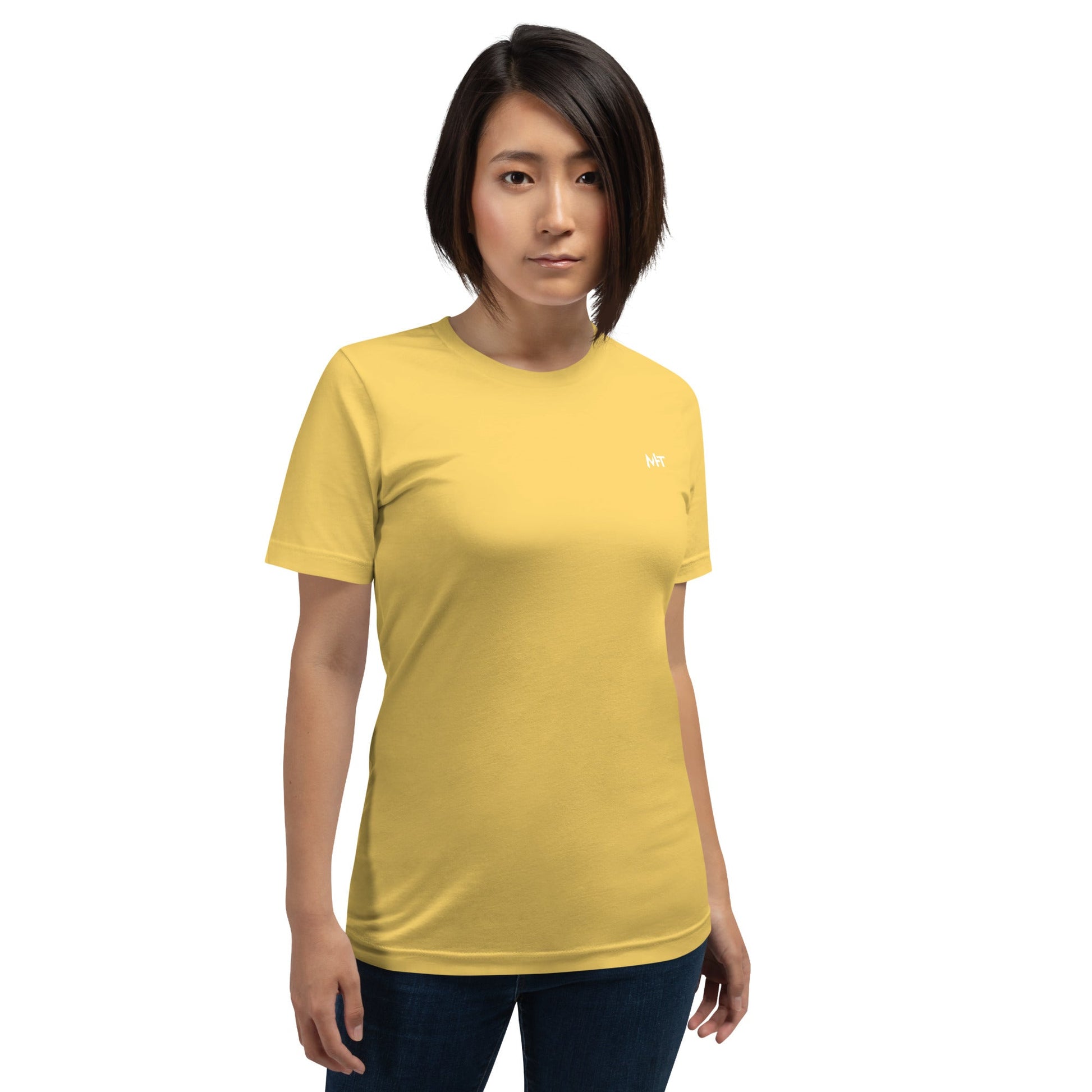 I'm not saying it's aliens, but... okay, it's aliens - Unisex t-shirt (back print) by DarkByteGear