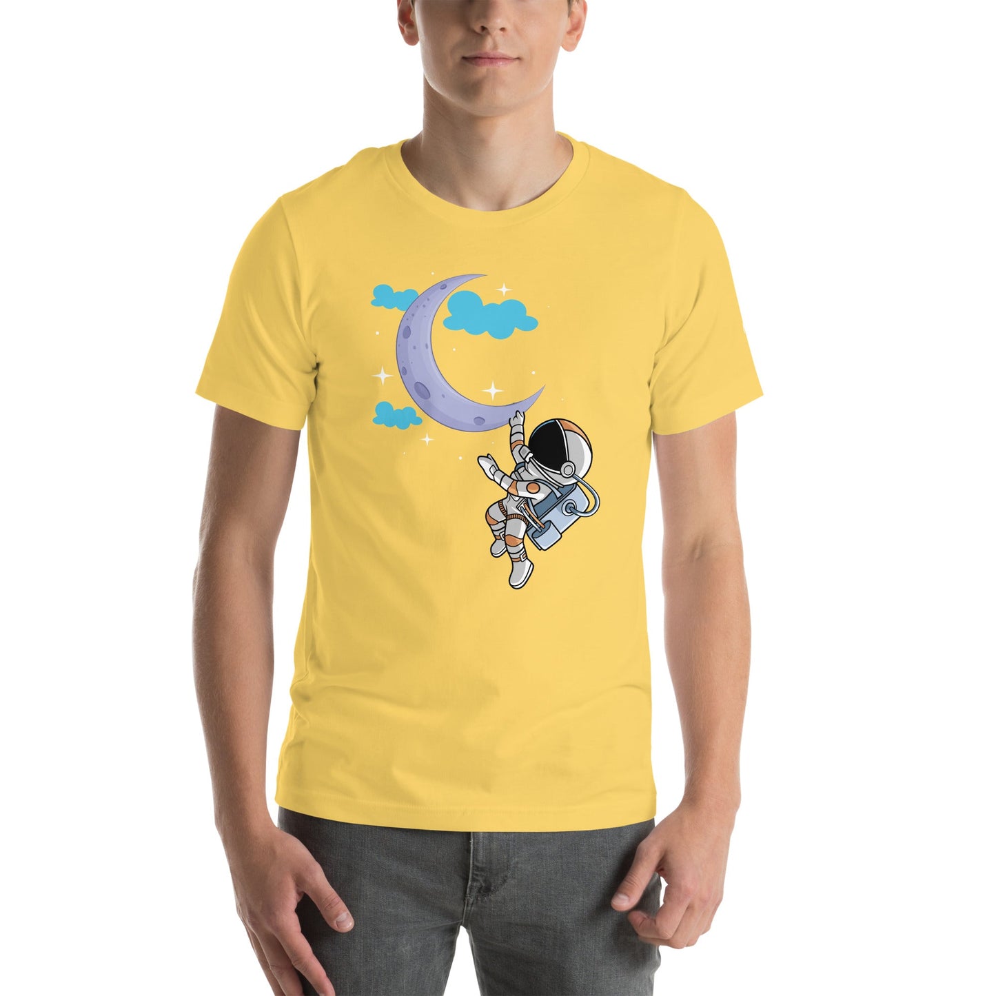 Full Moon Astronaut - Unisex t-shirt by DarkByteGear
