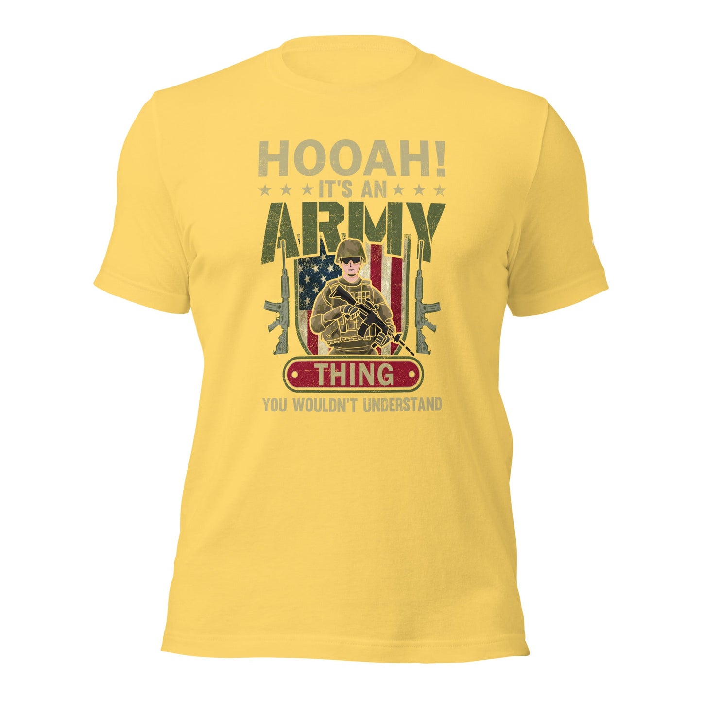 HOOAH! It's an Army thing you wouldn't understand - Unisex t-shirt by DarkByteGear