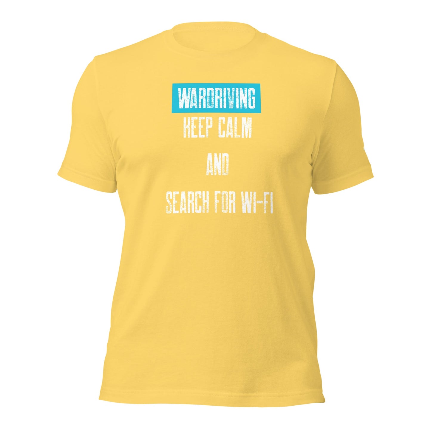 Wardriving Keep calm and search for Wi-Fi - Unisex t-shirt by DarkByteGear