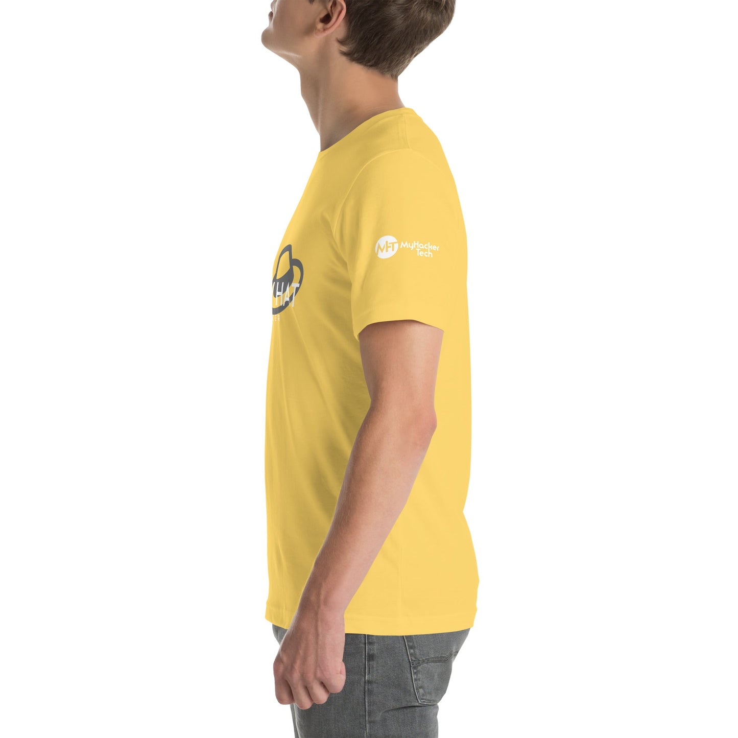 Grey Hat Hacker - Short-Sleeve Unisex T-Shirt by DarkByteGear