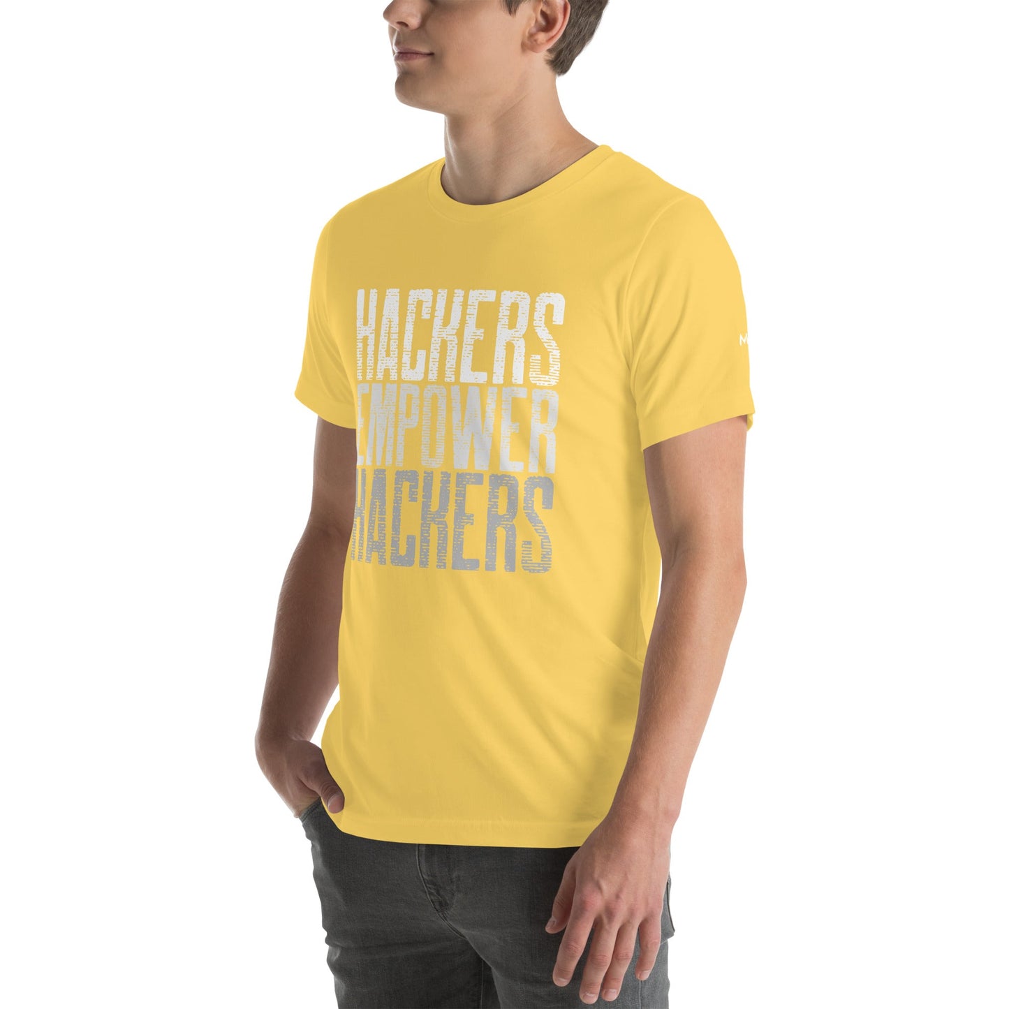 Hackers Empower Hackers V1 - Unisex t-shirt by DarkByteGear