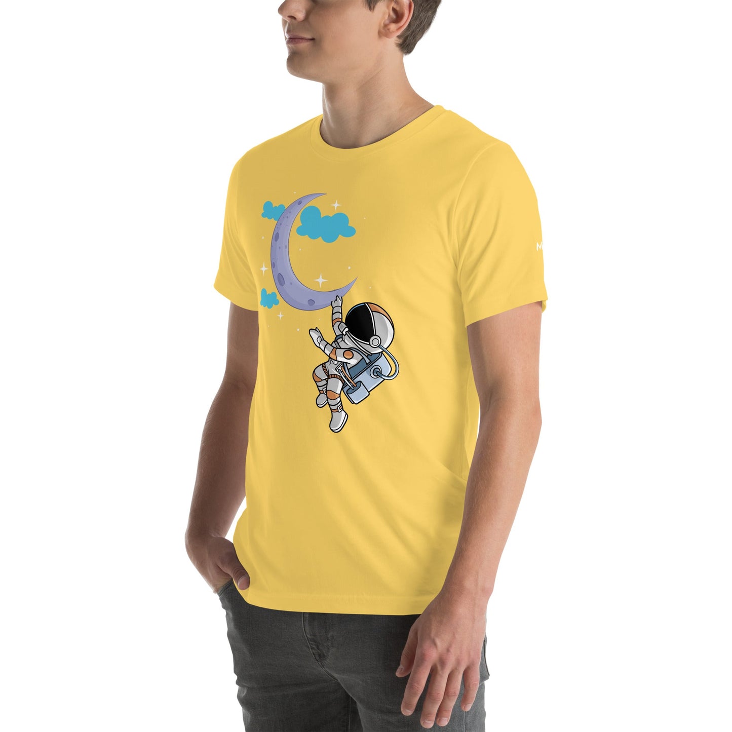 Full Moon Astronaut - Unisex t-shirt by DarkByteGear
