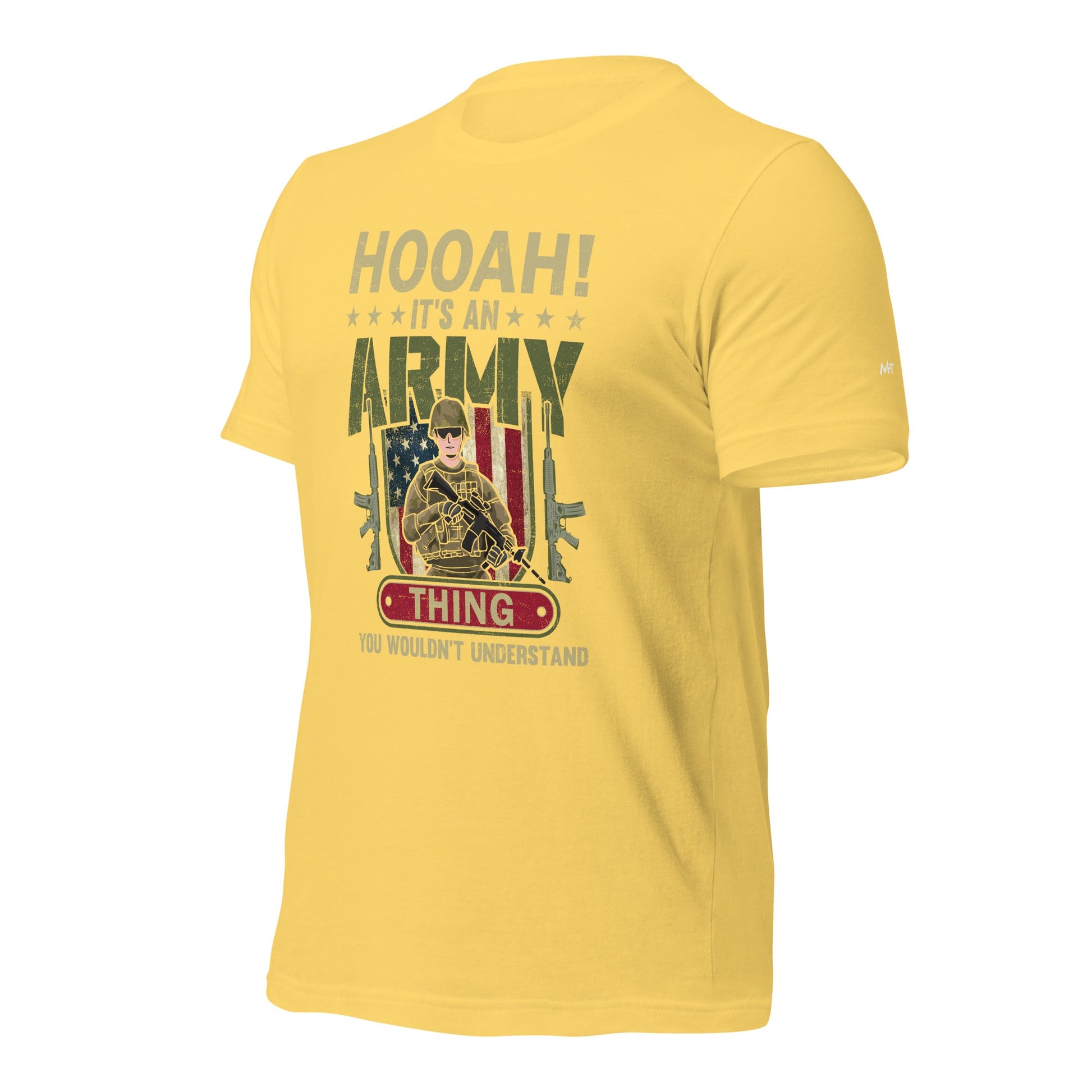 HOOAH! It's an Army thing you wouldn't understand - Unisex t-shirt by DarkByteGear