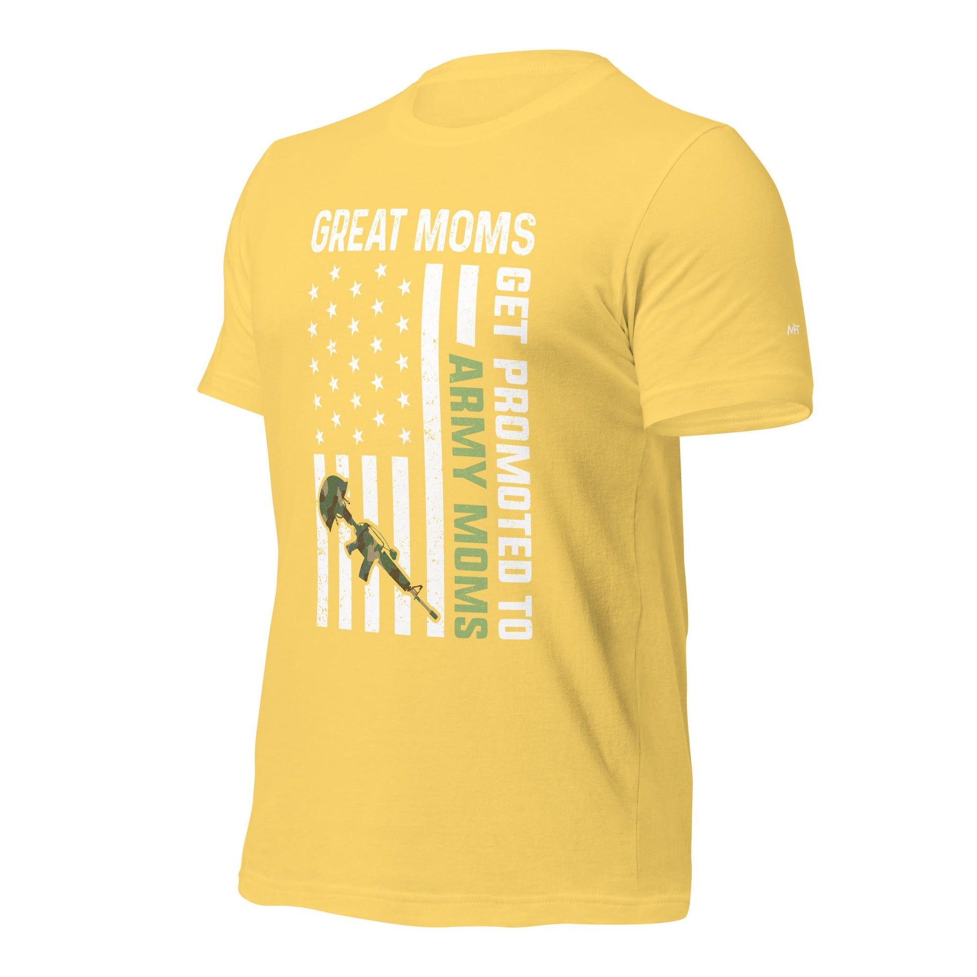 Army Moms, Great Moms promoted - Unisex t-shirt by DarkByteGear