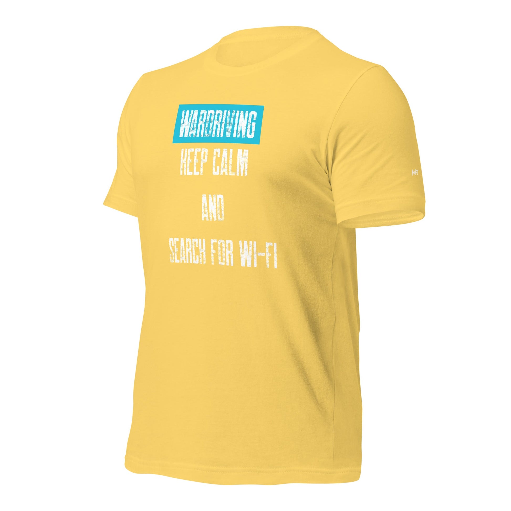 Wardriving Keep calm and search for Wi-Fi - Unisex t-shirt by DarkByteGear