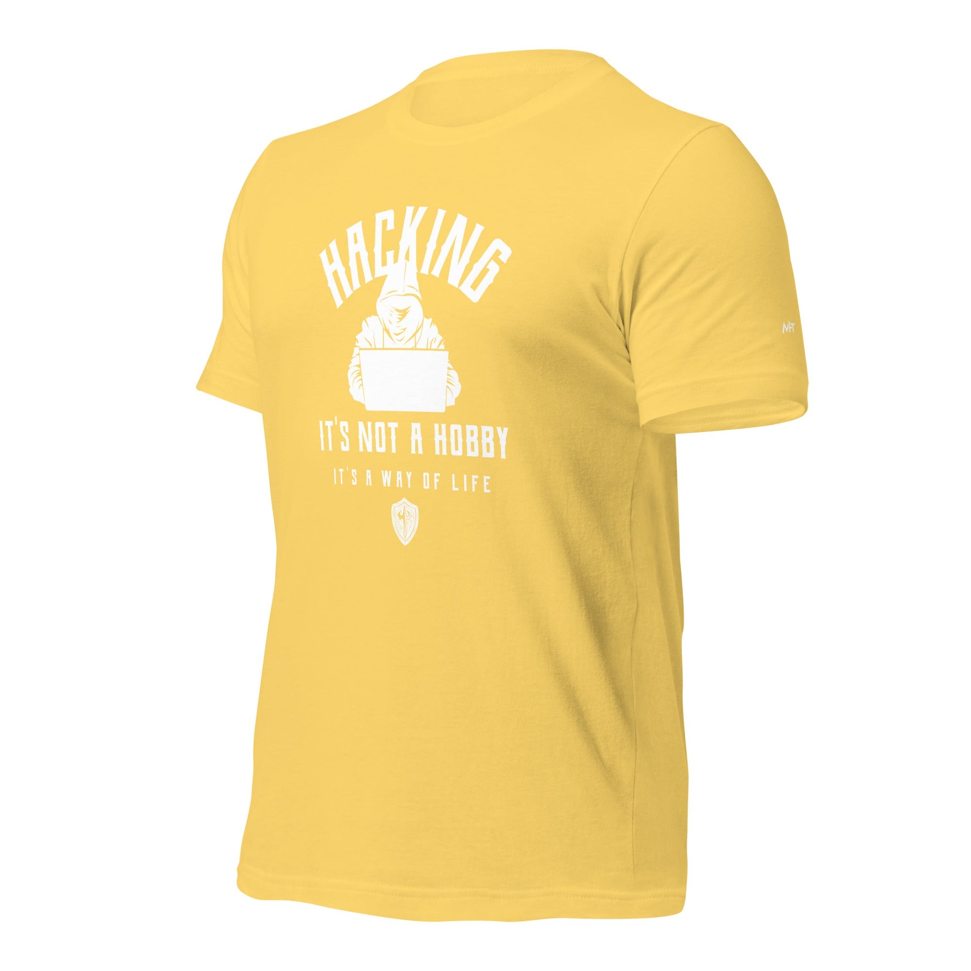 Hacking: It's not a hobby; it's a way of life - Unisex t-shirt by DarkByteGear