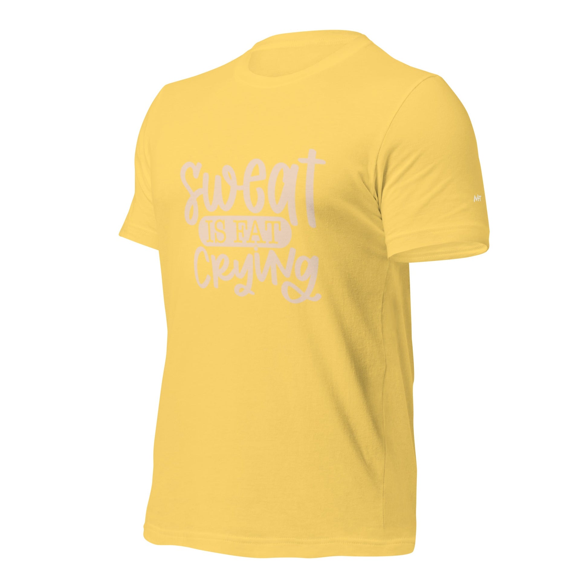 Sweat is fat crying - Unisex t-shirt by DarkByteGear