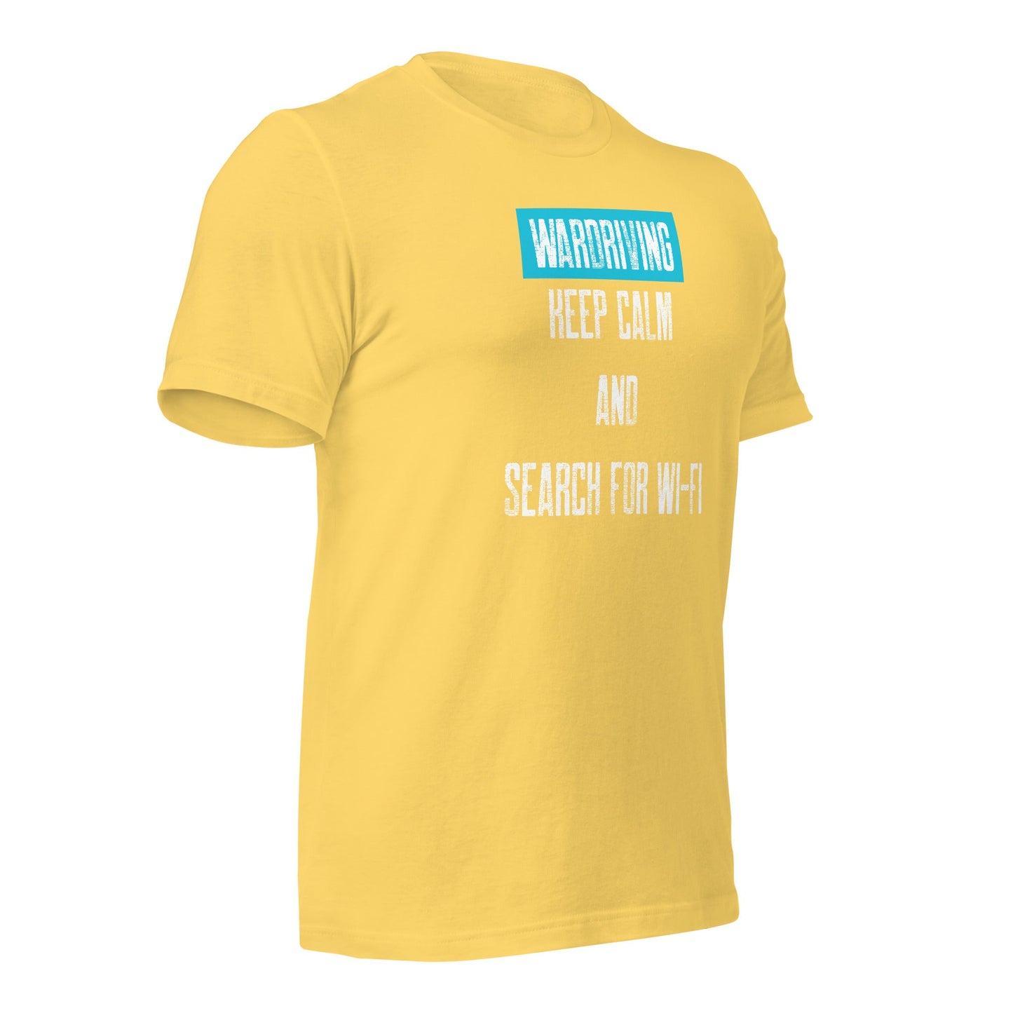 Wardriving Keep calm and search for Wi-Fi - Unisex t-shirt by DarkByteGear