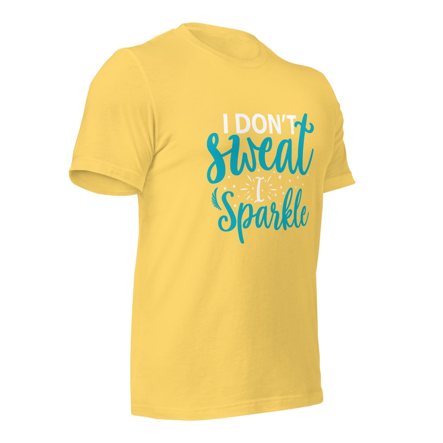 I don't sweat I sparkle - Unisex t-shirt by DarkByteGear