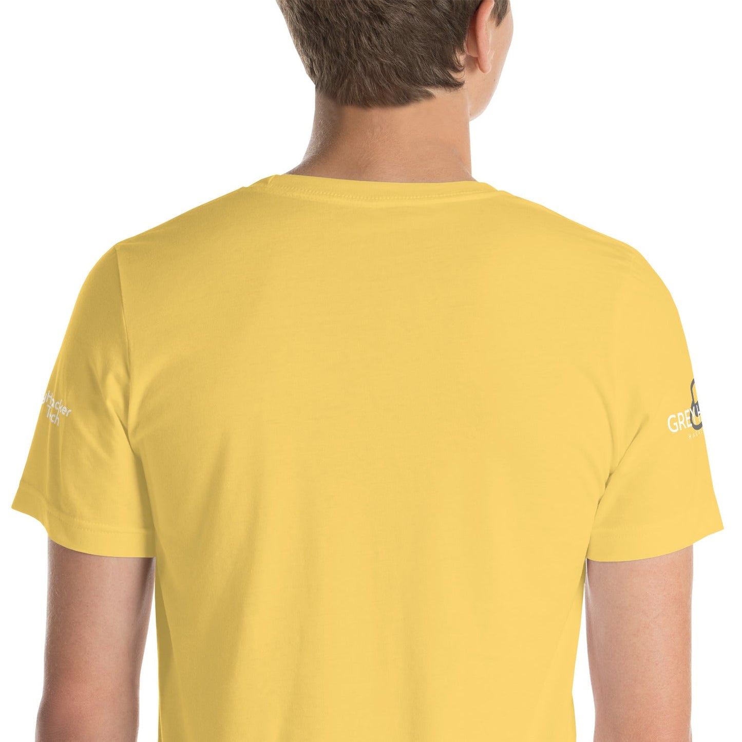Grey Hat Hacker - Short-Sleeve Unisex T-Shirt by DarkByteGear