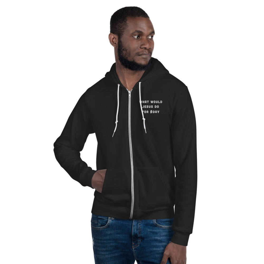 What would Jesus do for 0day - Hoodie sweater by DarkByteGear