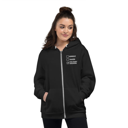 Too busy hacking - Hoodie sweater by DarkByteGear