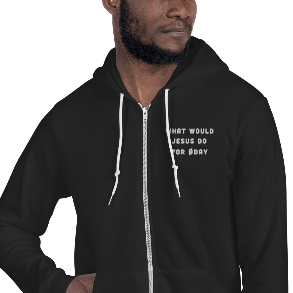 What would Jesus do for 0day - Hoodie sweater by DarkByteGear