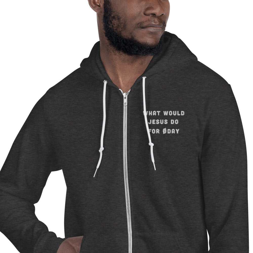 What would Jesus do for 0day - Hoodie sweater by DarkByteGear