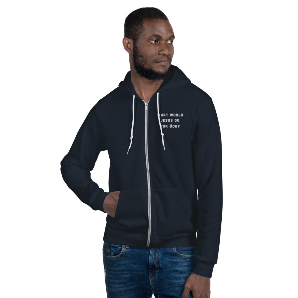 What would Jesus do for 0day - Hoodie sweater by DarkByteGear