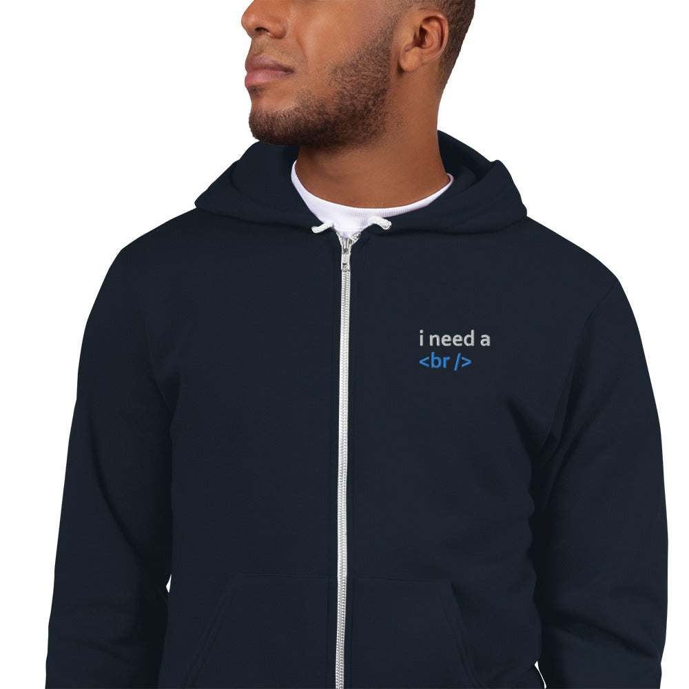 I need a break - Hoodie sweater by DarkByteGear