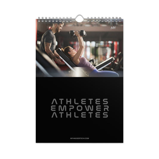 Athletes Empower Athletes - Wall calendar (2025) by DarkByteGear