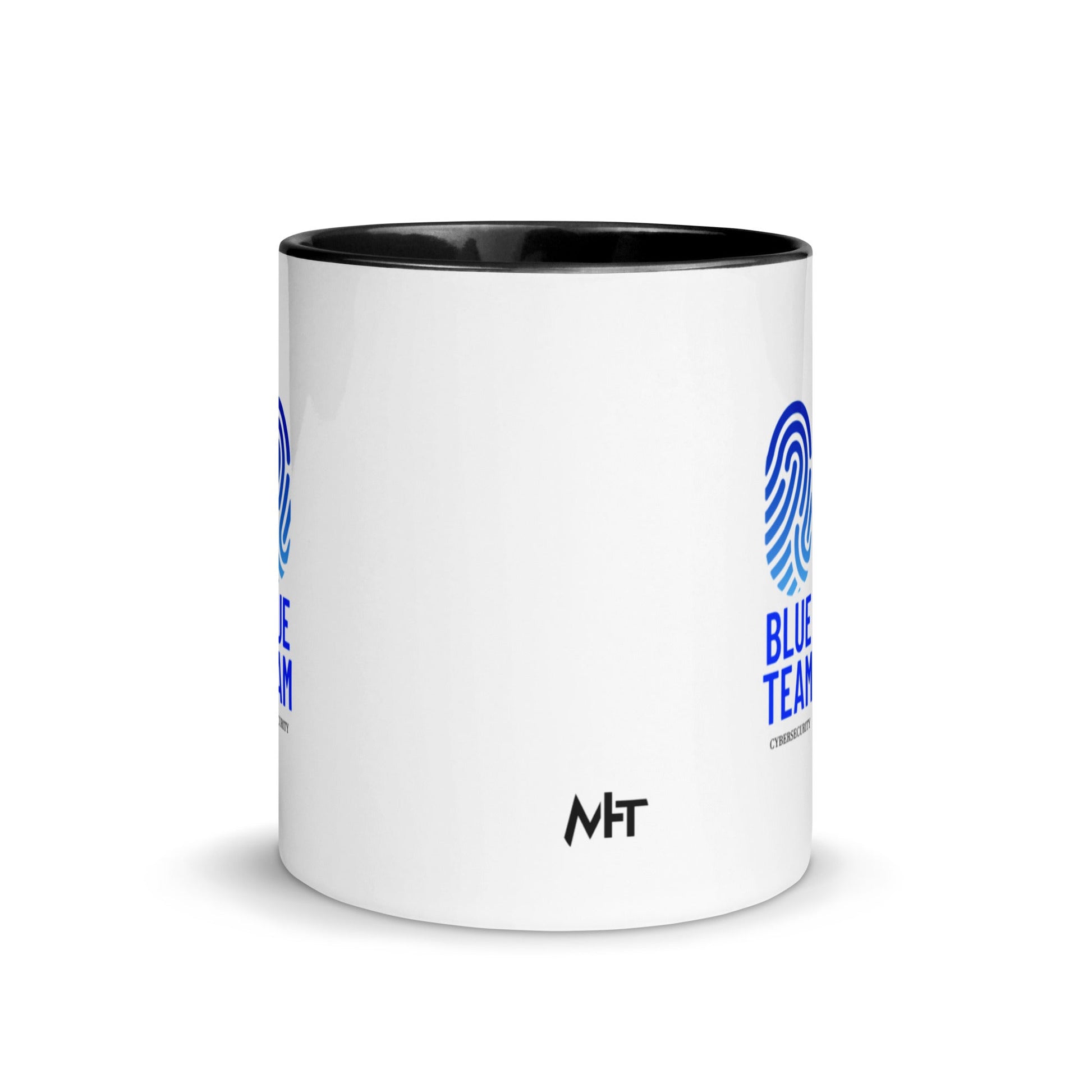 Cyber Security Blue Team V2 - Mug with Color Inside by DarkByteGear