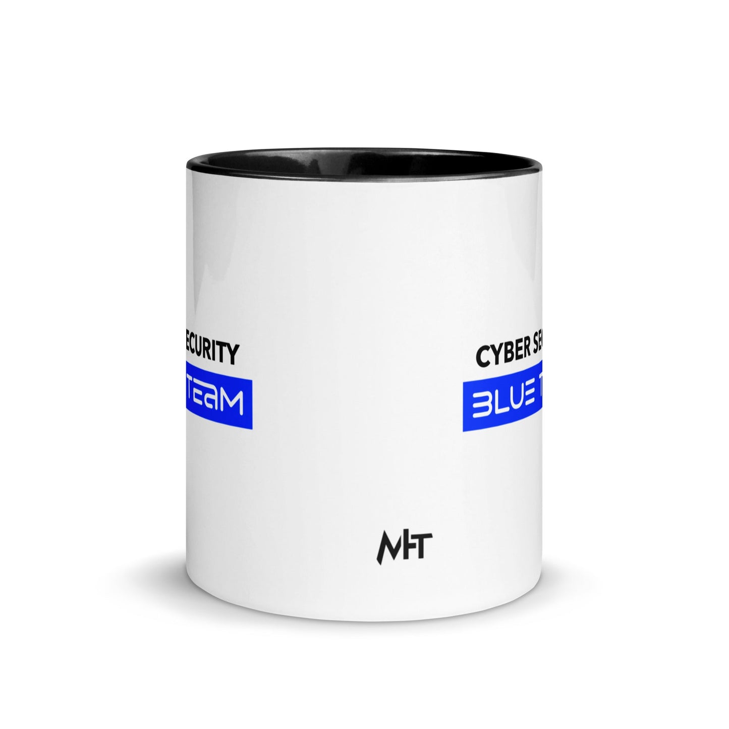 Cyber Security Blue Team V8 - Mug with Color Inside by DarkByteGear