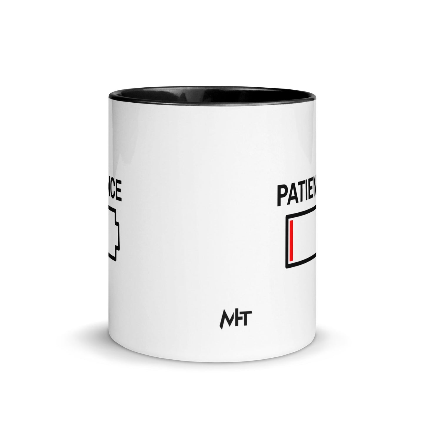 Patience - Mug with Color Inside by DarkByteGear