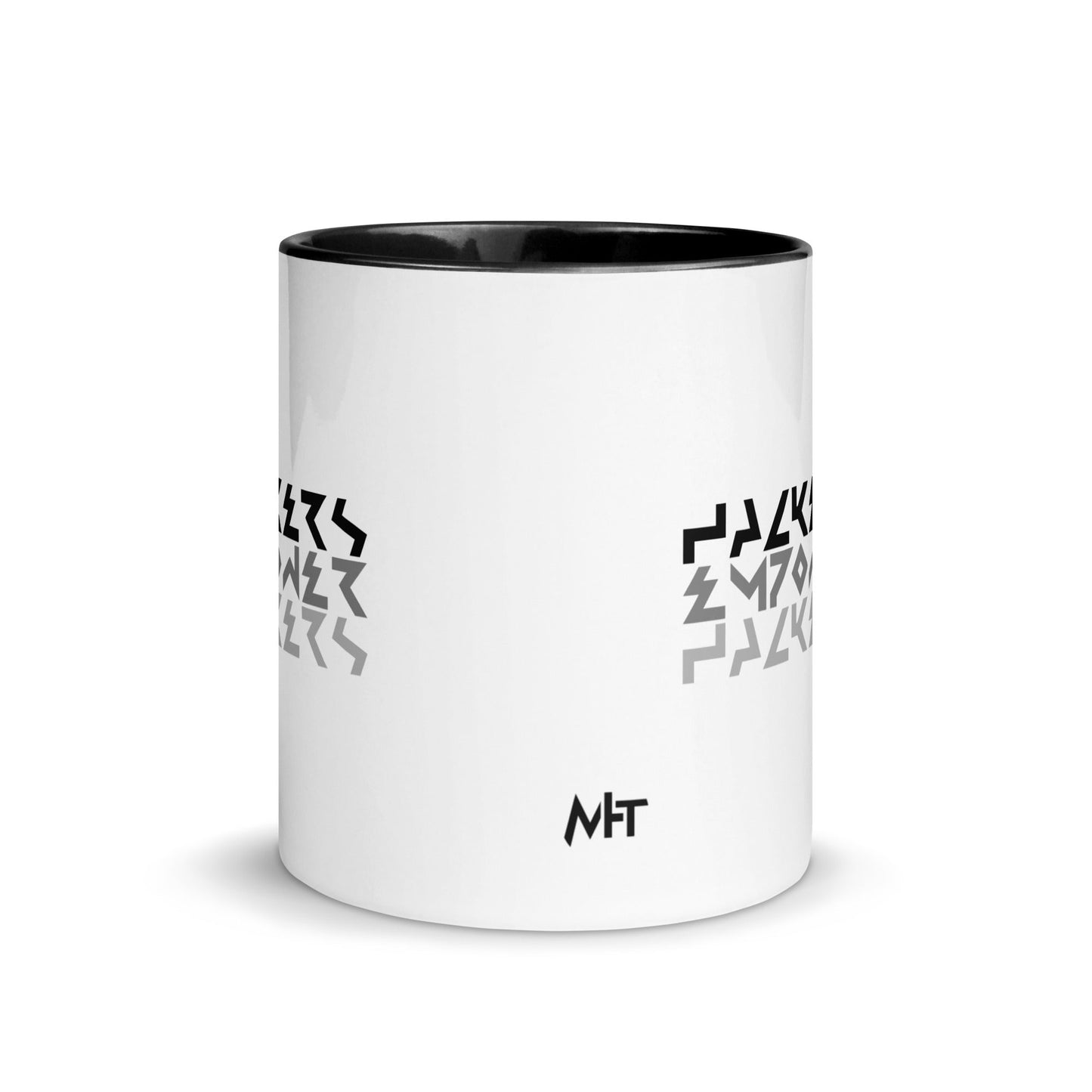 Hackers Empower Hackers V4 - Mug with Color Inside by DarkByteGear