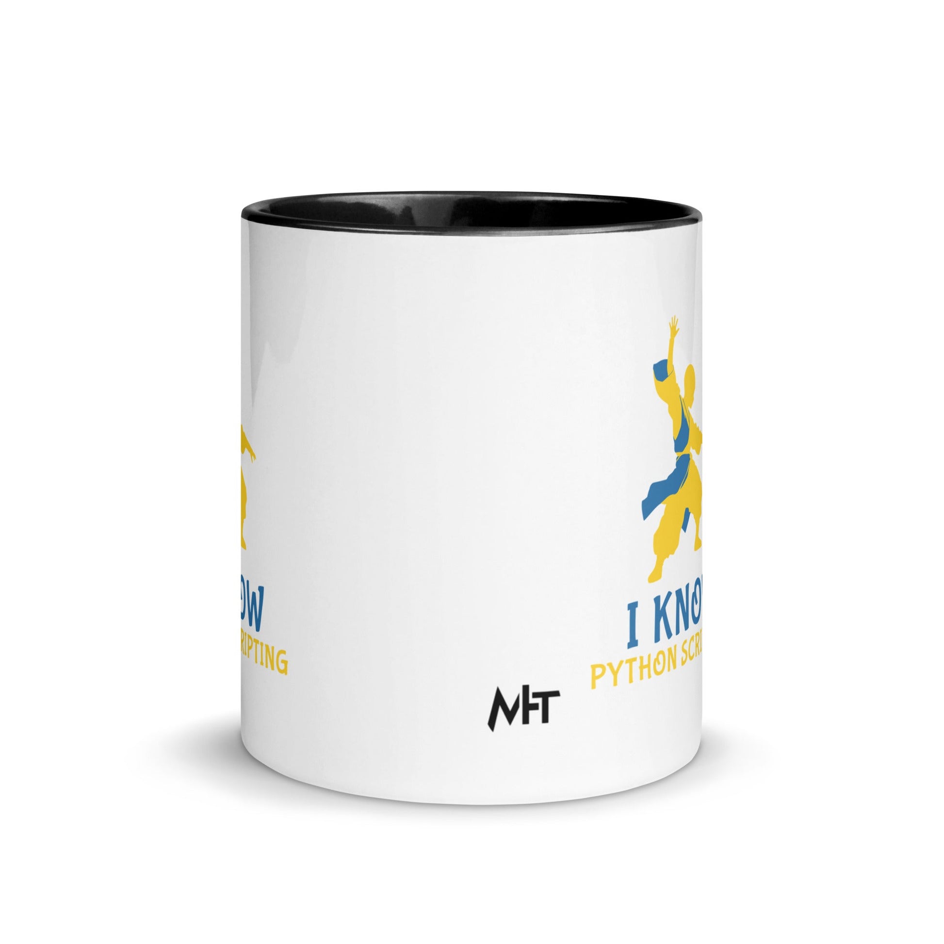 I Know Python Scripting - Mug with Color Inside by DarkByteGear