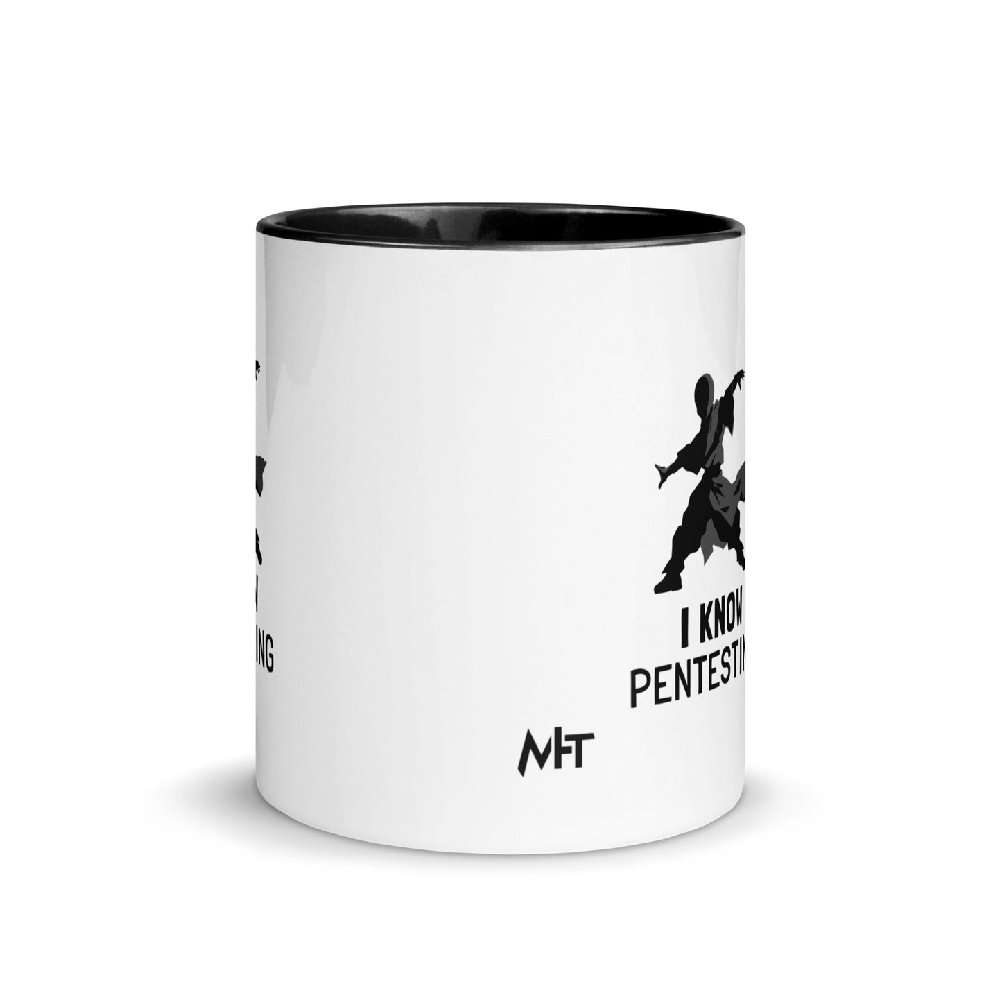 I Know Pentesting - Mug with Color Inside by DarkByteGear
