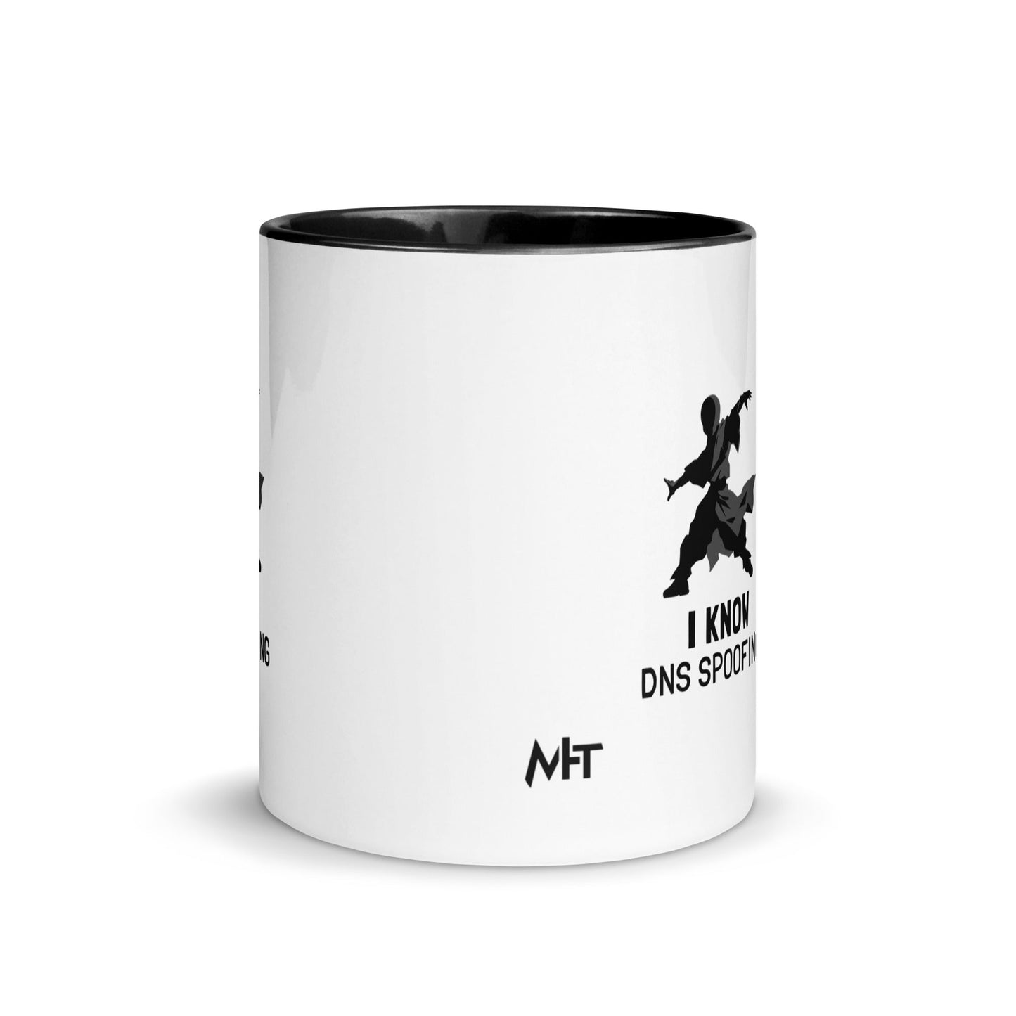 I Know DNS Spoofing - Mug with Color Inside by DarkByteGear