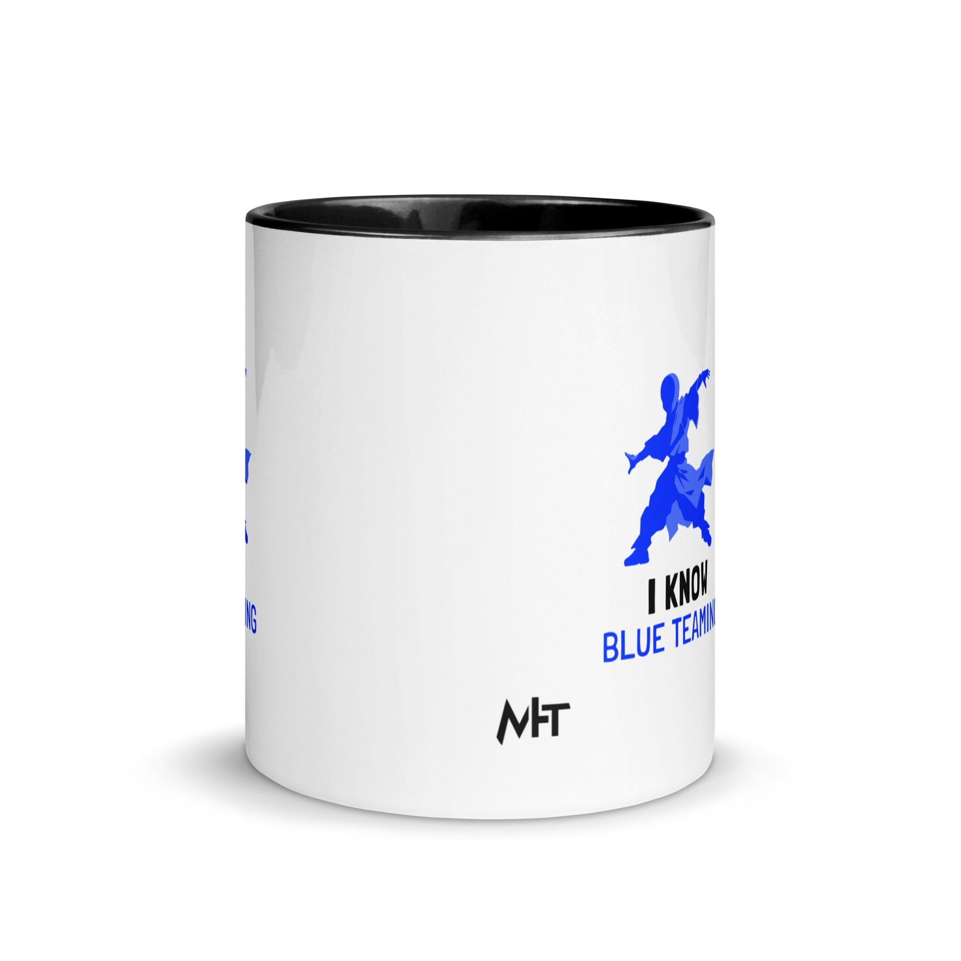 I Know Blue Teaming - Mug with Color Inside by DarkByteGear