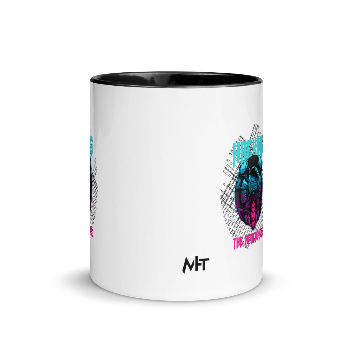 Hacking the apocalypse V2 - Mug with Color Inside by DarkByteGear