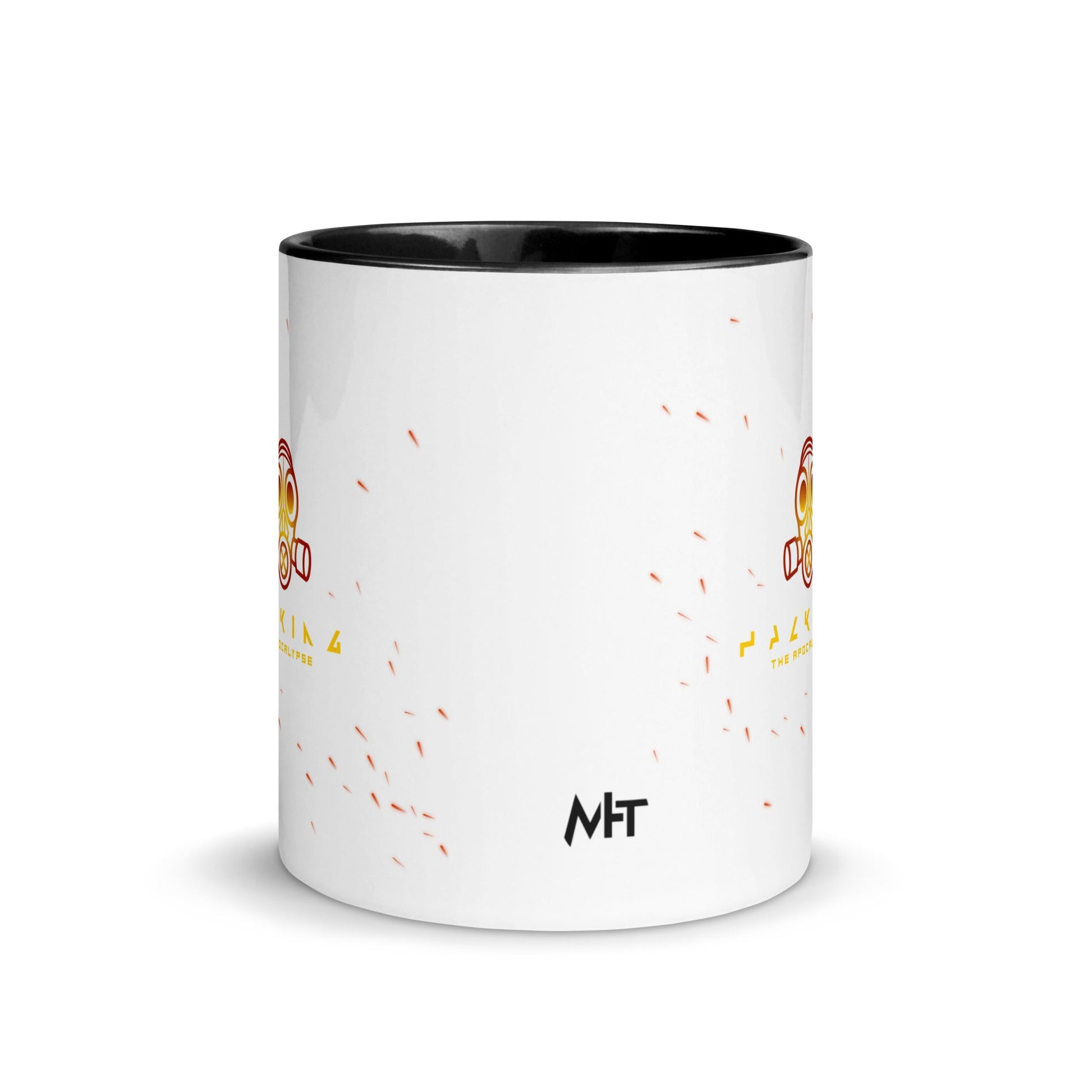 Hacking the apocalypse - Mug with Color Inside by DarkByteGear