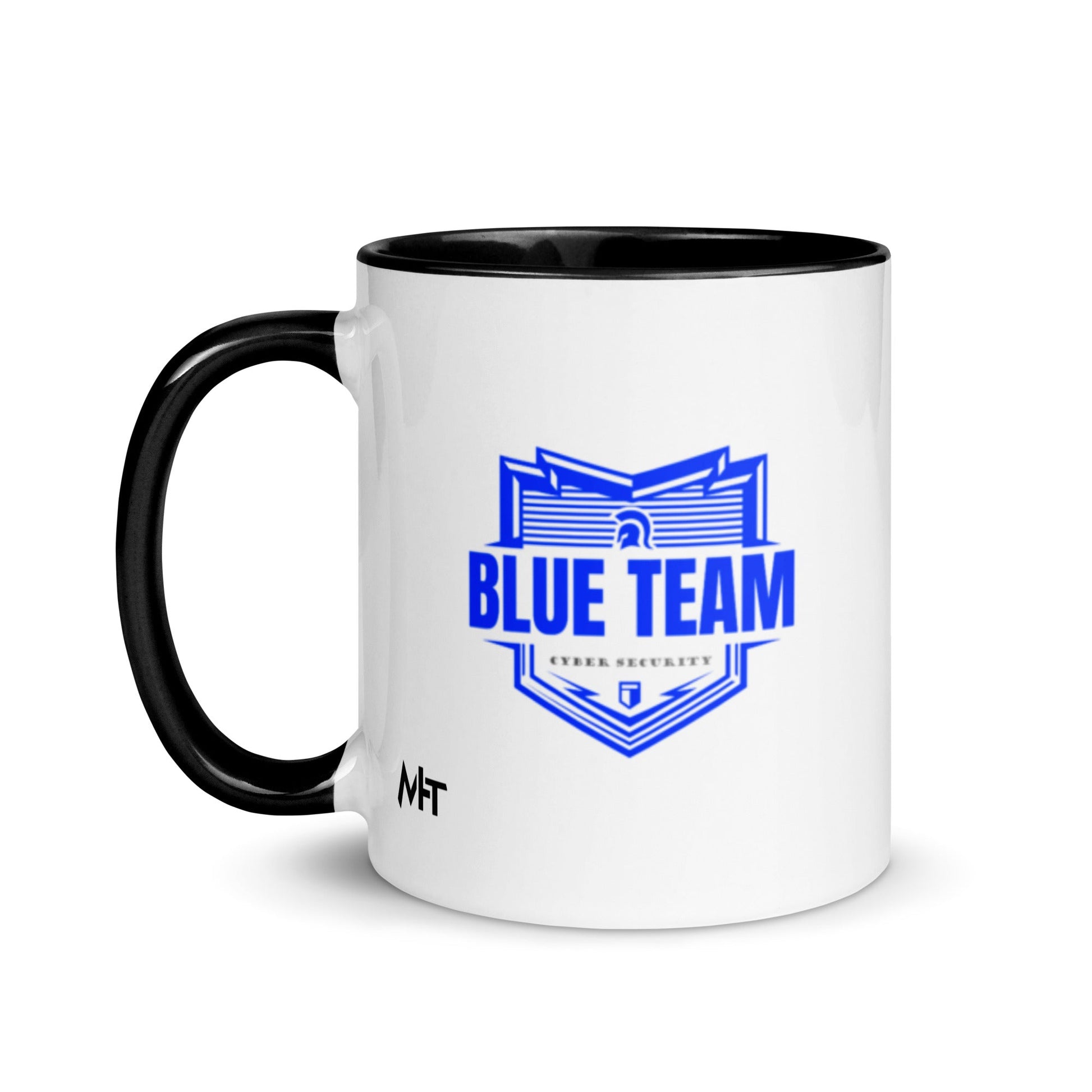Cyber Security Blue Team - Mug with Color Inside by DarkByteGear