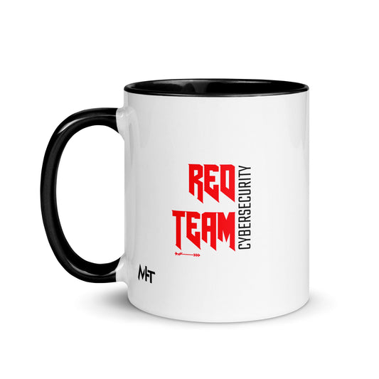 Cyber Security Red Team V9 - Mug with Color Inside by DarkByteGear