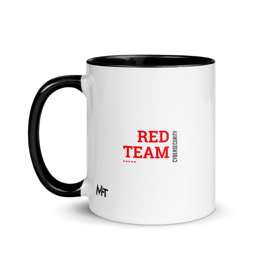 Cyber Security Red Team V12 - Mug with Color Inside by DarkByteGear