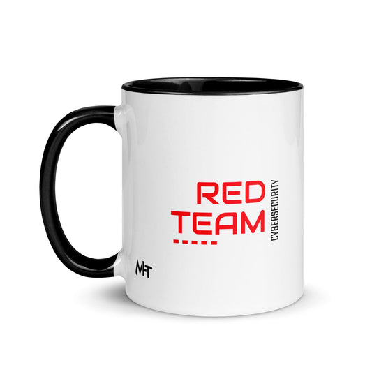 Cyber Security Red Team V14 - Mug with Color Inside by DarkByteGear