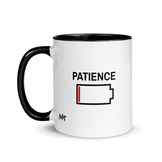 Patience - Mug with Color Inside by DarkByteGear