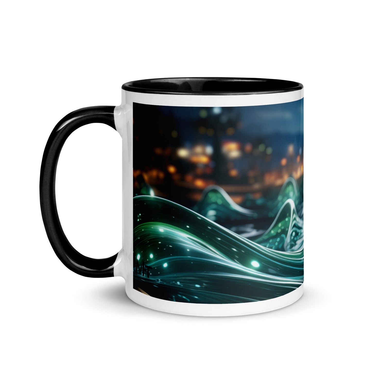 Neon AI V1 - Mug with Color Inside by DarkByteGear