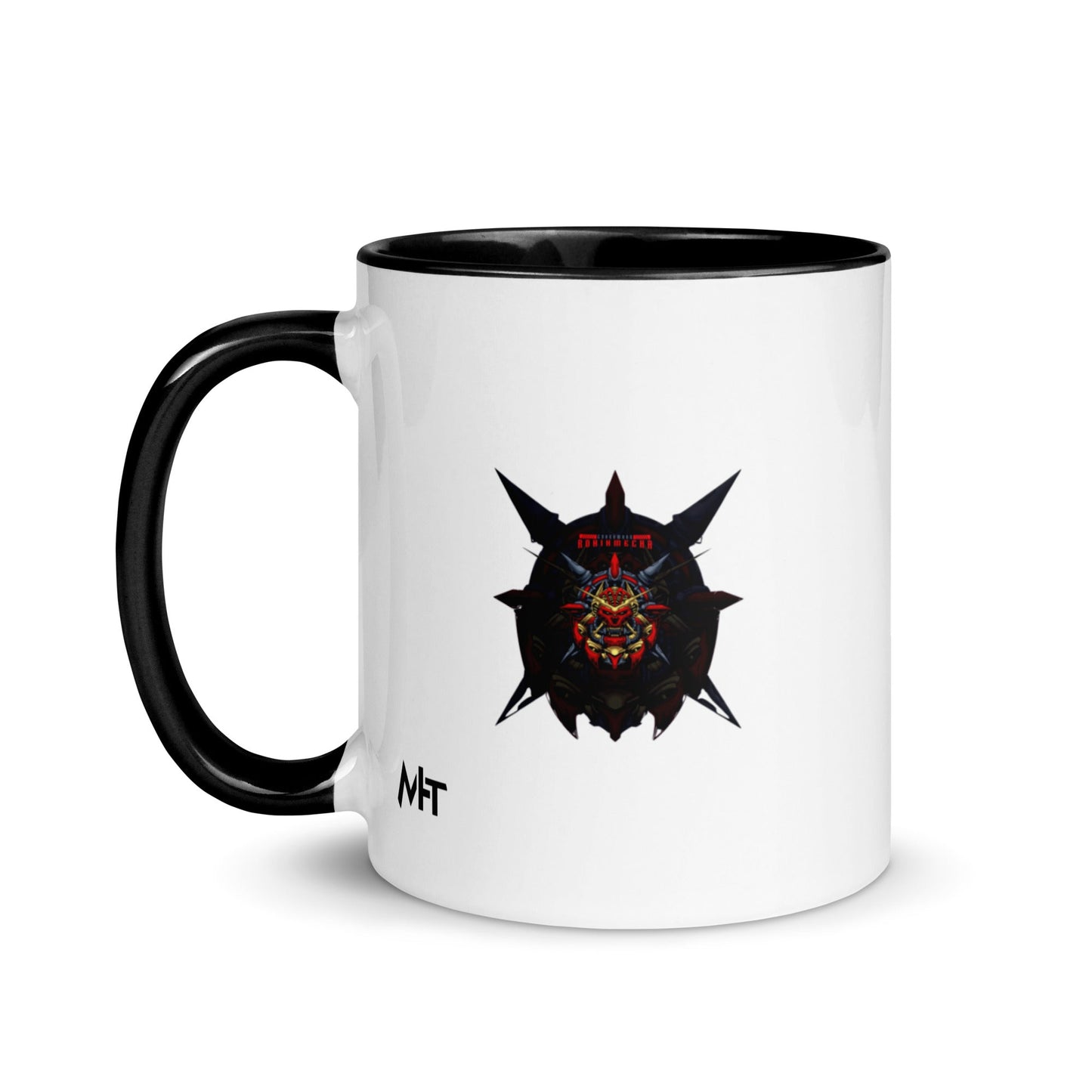 Cyberware Ronin Mecha - Mug with Color Inside by DarkByteGear