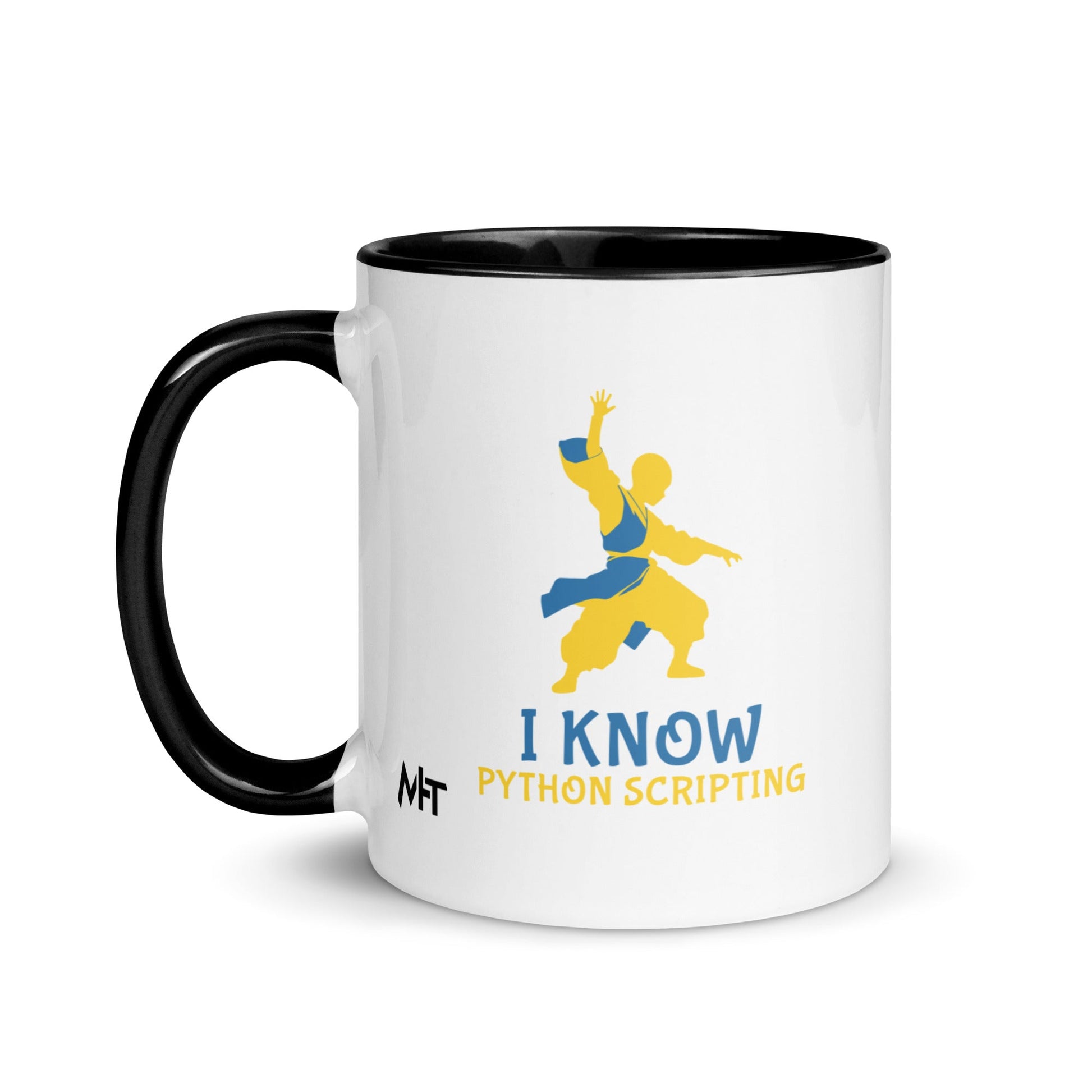 I Know Python Scripting - Mug with Color Inside by DarkByteGear