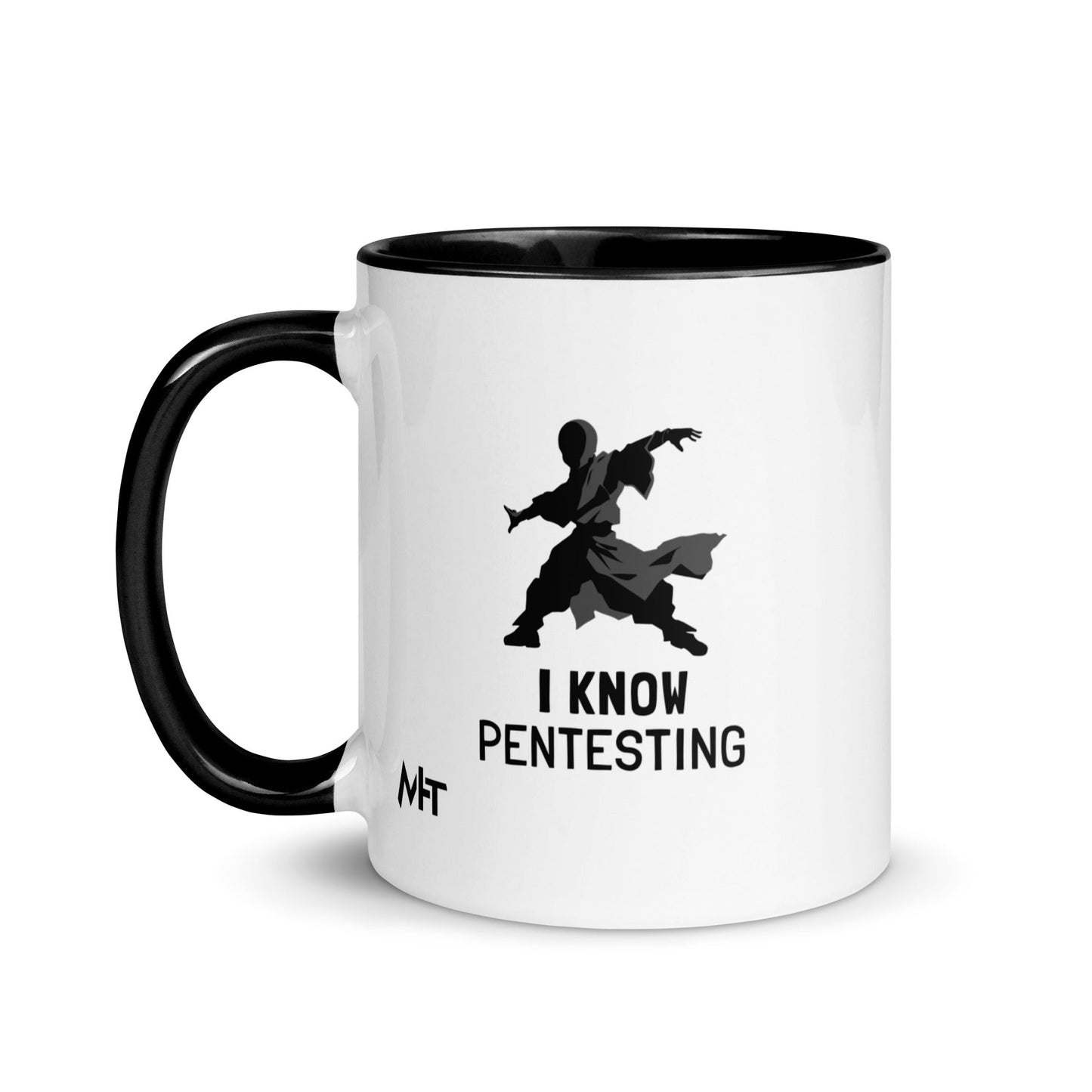 I Know Pentesting - Mug with Color Inside by DarkByteGear